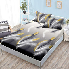 Чаршаф с ластик от финет 160x200 см + 2 калъфки