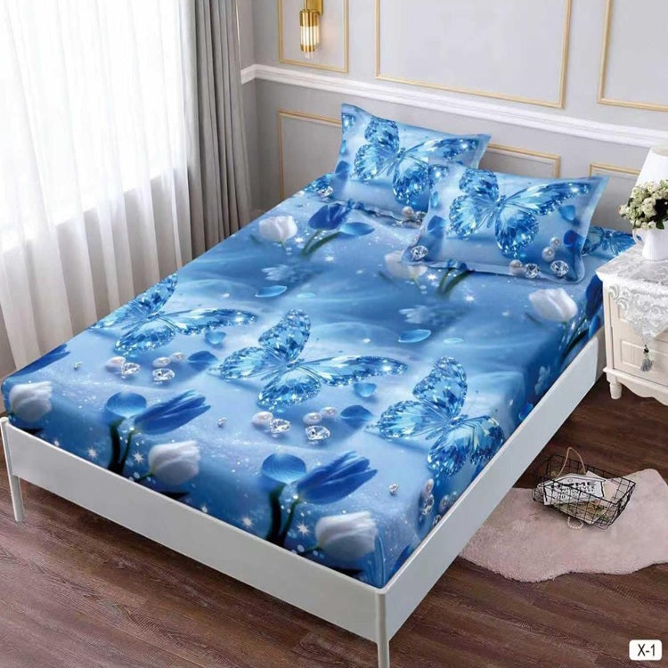Чаршаф с ластик 180x200 см + 2 калъфки – двойно легло