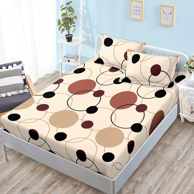 Чаршаф с ластик от финет 160x200 см + 2 калъфки