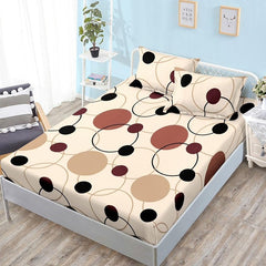 Чаршаф с ластик от финет 160x200 см + 2 калъфки