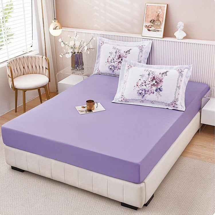 Чаршаф с ластик от финет 160x200 см + 2 калъфки