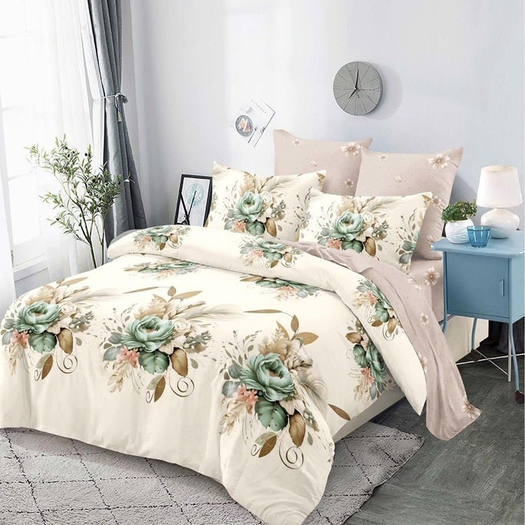 Спално бельо финет 6 части – плик 200x230 и чаршаф 230x250 см