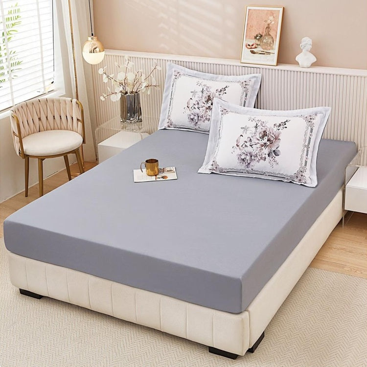 Чаршаф с ластик от финет 160x200 см + 2 калъфки