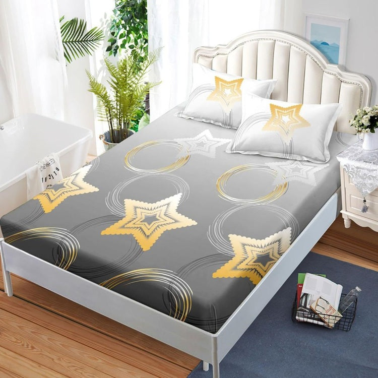 Чаршаф с ластик от финет 160x200 см + 2 калъфки