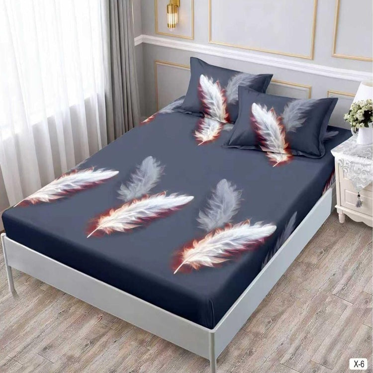 Чаршаф с ластик 180 x 200 см с 2 калъфки