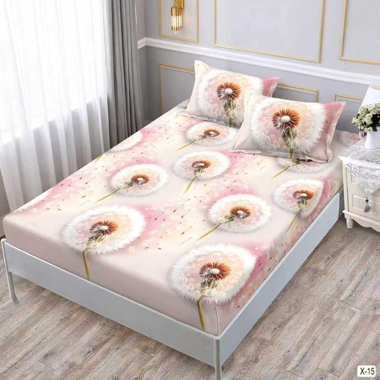 Чаршаф с ластик 180 x 200 см с 2 калъфки