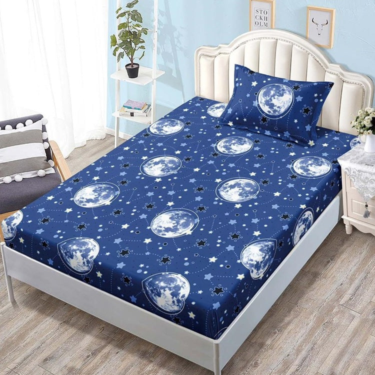 Полуторен чаршаф с ластик 140x200 см + калъфка 50x70 см