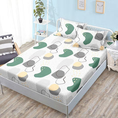 Чаршаф с ластик от финет 160x200 см + 2 калъфки