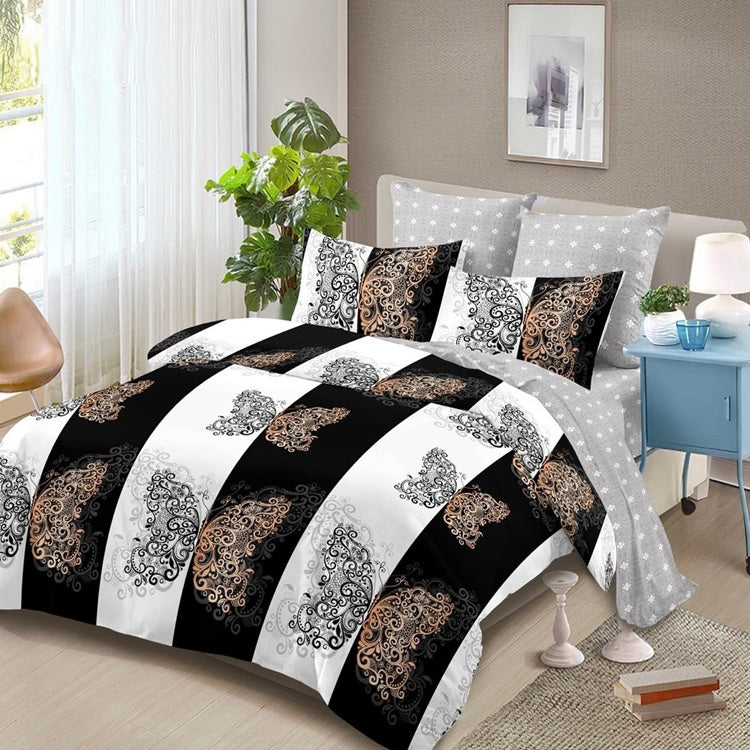 Спално бельо финет 6 части – плик 200x230 и чаршаф 230x250 см