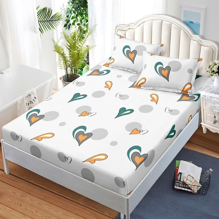 Чаршаф с ластик от финет 160x200 см + 2 калъфки