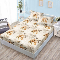 Чаршаф с ластик от финет 160x200 см + 2 калъфки
